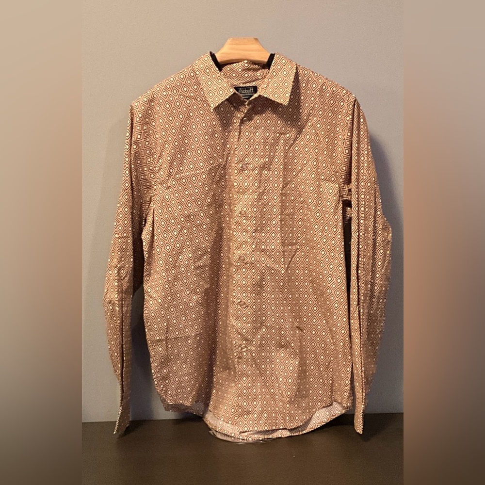 Abbott Elementary Diamond Print Button Down Shirt